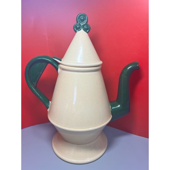 Metlox PoppyTrail Provincial Vernon Homestead Tea Coffee Pot Ceramic USA Vintage - Picture 5 of 9